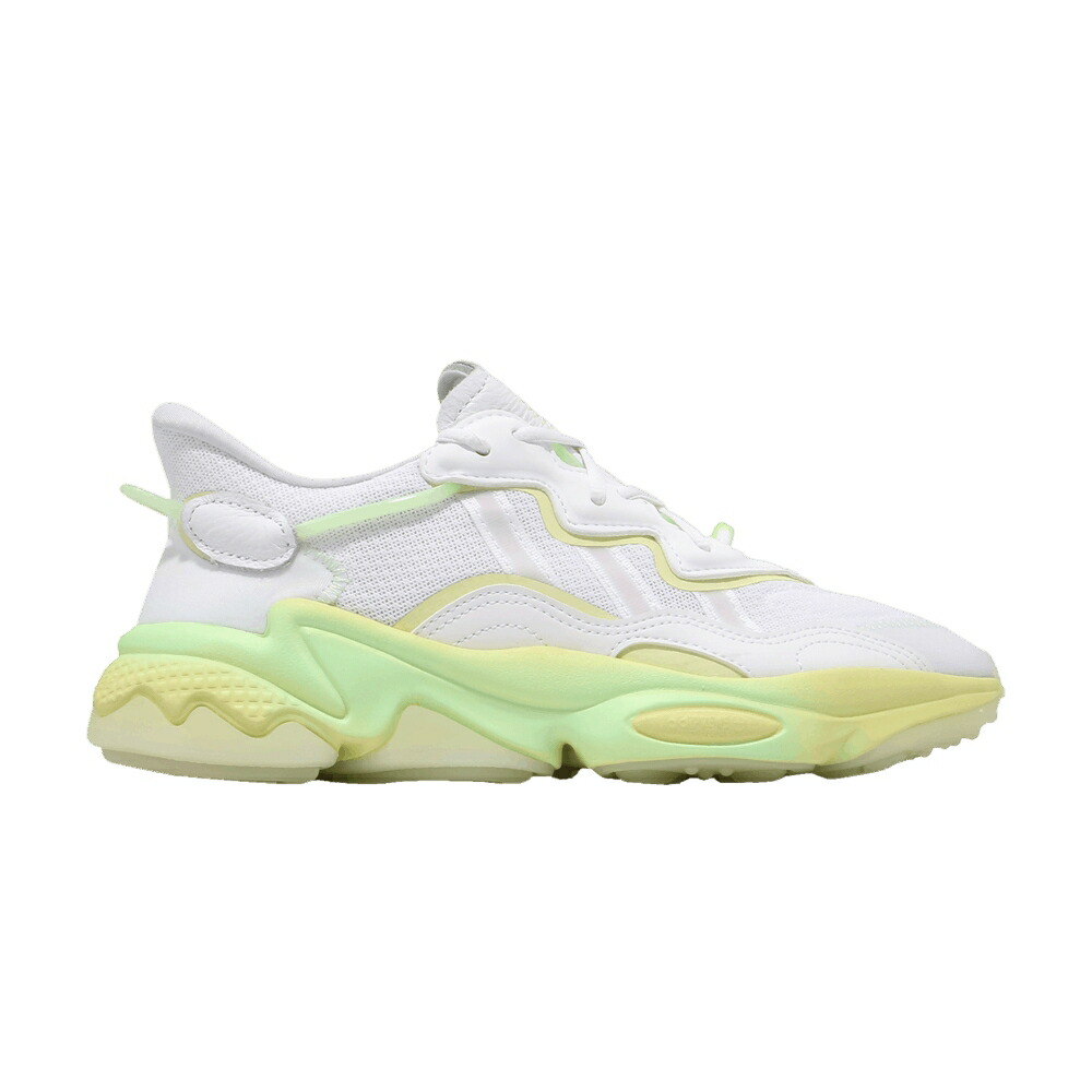 アディダス 黄色 イエロー 白色 ホワイト WHITE TINT スニーカー レディース ADIDAS WMNS OZWEEGO YELLOW / FOOTWEAR WHITE FOOTWEAR WHITE