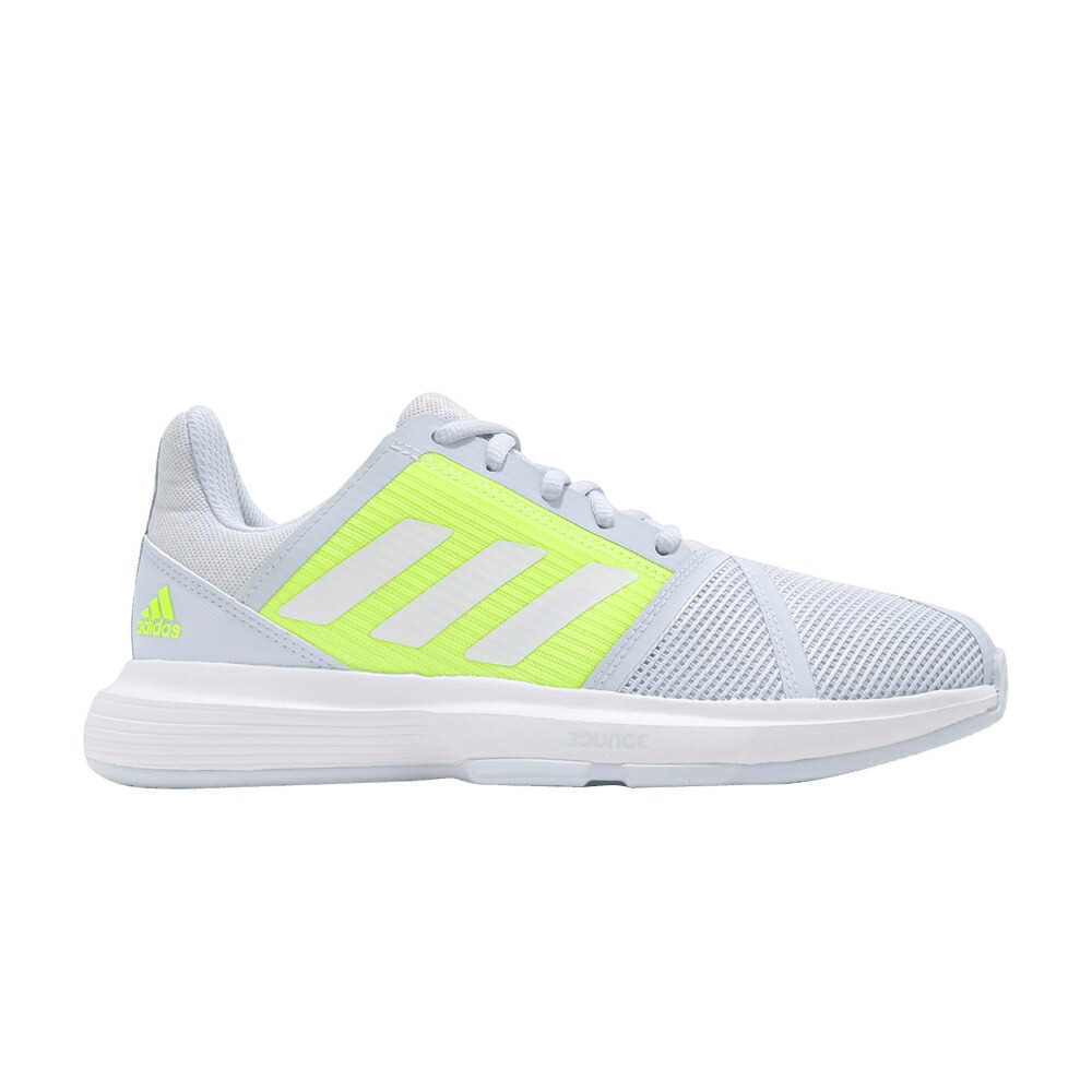 アディダス バウンス 青色 ブルー 白色 ホワイト 'HALO YELLOW' スニーカー レディース ADIDAS WMNS COURTJAM BOUNCE BLUE SOLAR / HALO BLUE CLOUD WHITE SOLAR
