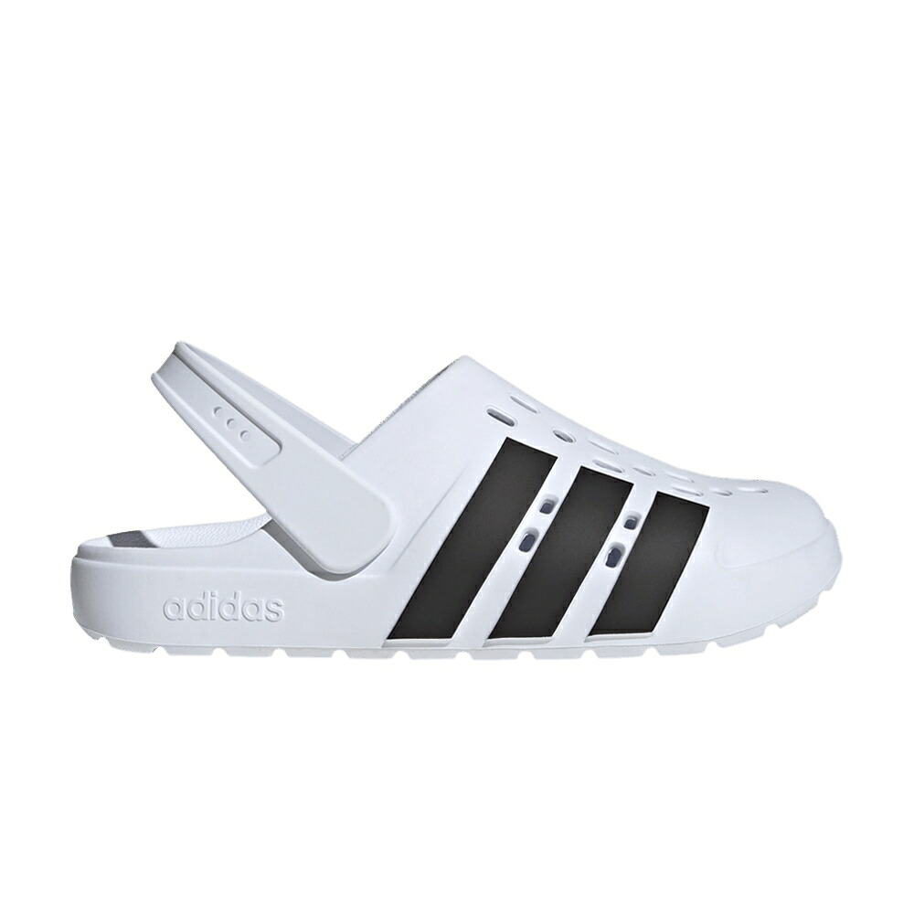 アディダス アディレッタ 白色 ホワイト コア 黒色 ブラック 2.0 'WHITE BLACK' スニーカー メンズ ADIDAS ADILETTE CLOG / CLOUD WHITE CORE BLACK CLOUD|スニケス