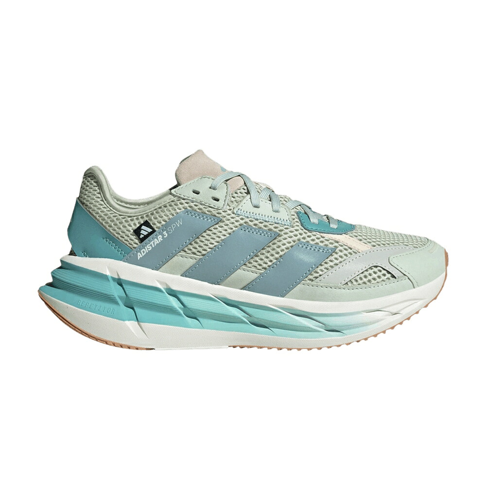 アディダス 緑 グリーン マジック 灰色 グレー 'LINEN METALLIC' スニーカー レディース ADIDAS WMNS ADISTAR 3 GREEN MAGIC GREY / LINEN GREEN MAGIC GREY METALLIC
