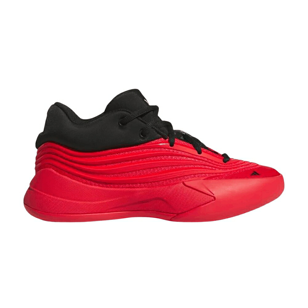 アディダス ピュア コア 黒色 ブラック 銀色 シルバー DOLLA RED スニーカー メンズ ADIDAS DAME X J / PURE RUBY CORE BLACK SILVER