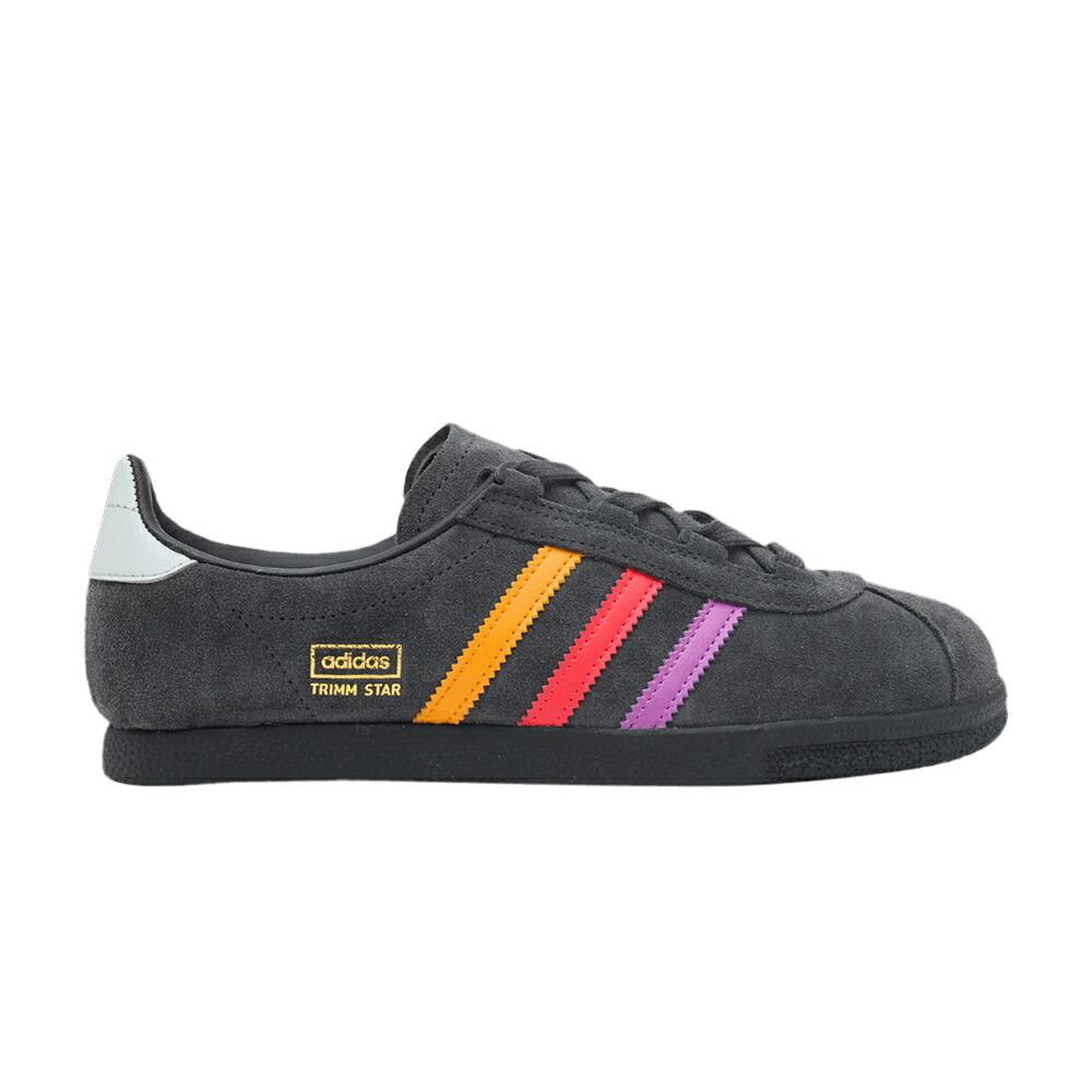 アディダス 中核グループ 黒いこと 黒いこと \u0027VHS BLACK\u0027 SIZE? スニーカー メンズ ADIDAS TRIMM STAR PACK - 2025 EXCLUSIVE / CORE BLACK MULTI COLOR CORE