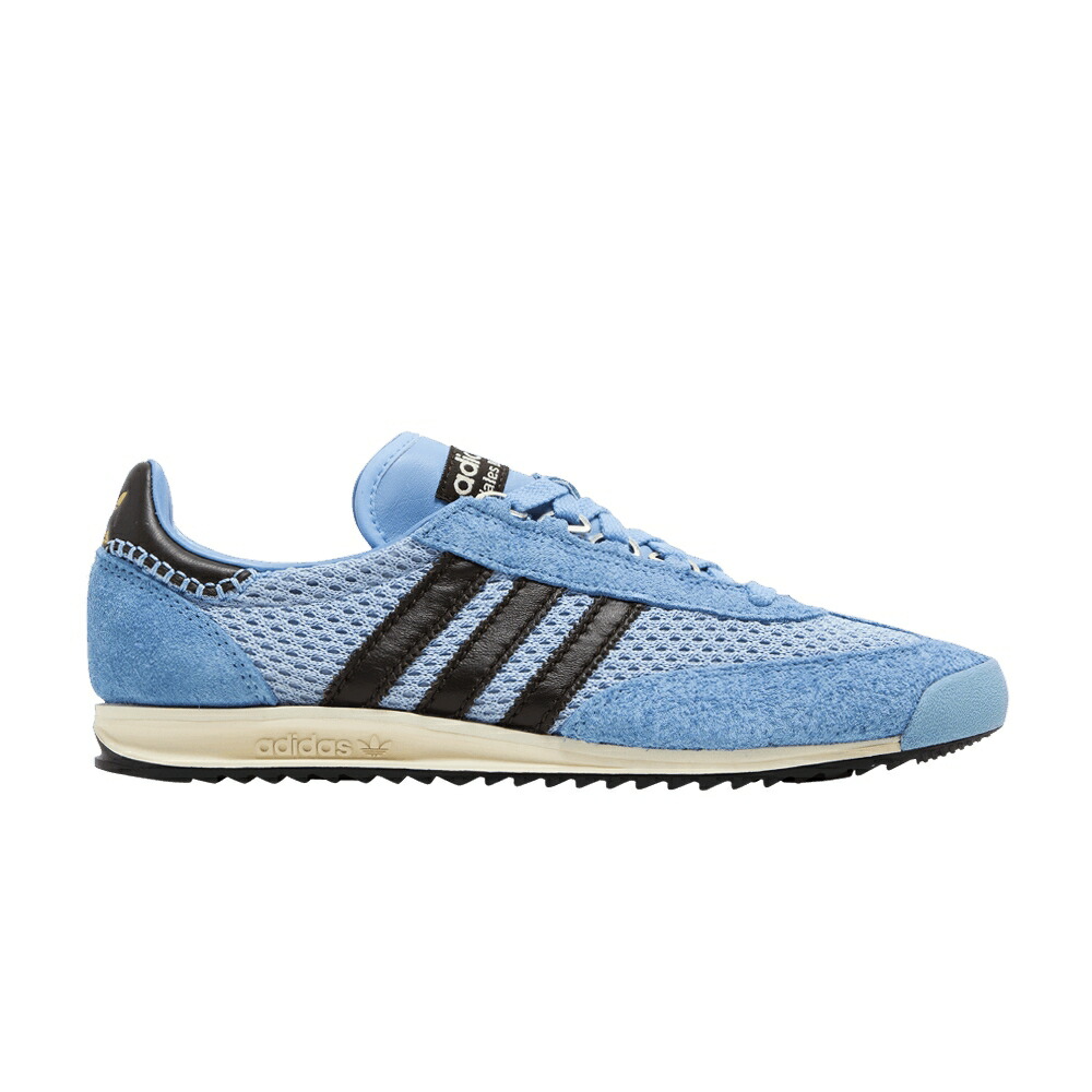 アディダス 青色 ブルー コア 黒色 ブラック 'ASH BLUE' スニーカー メンズ ADIDAS WALES BONNER X SL 76 / ASH BLUE CORE BLACK ASH BLUE