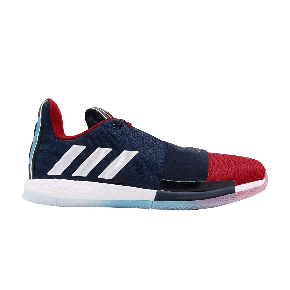 アディダス ハーデン 紺色 ネイビー 青色 ブルー 赤 レッド VOL. 'US SHARK' スニーカー メンズ ADIDAS HARDEN 3 NAVY / BLUE RED