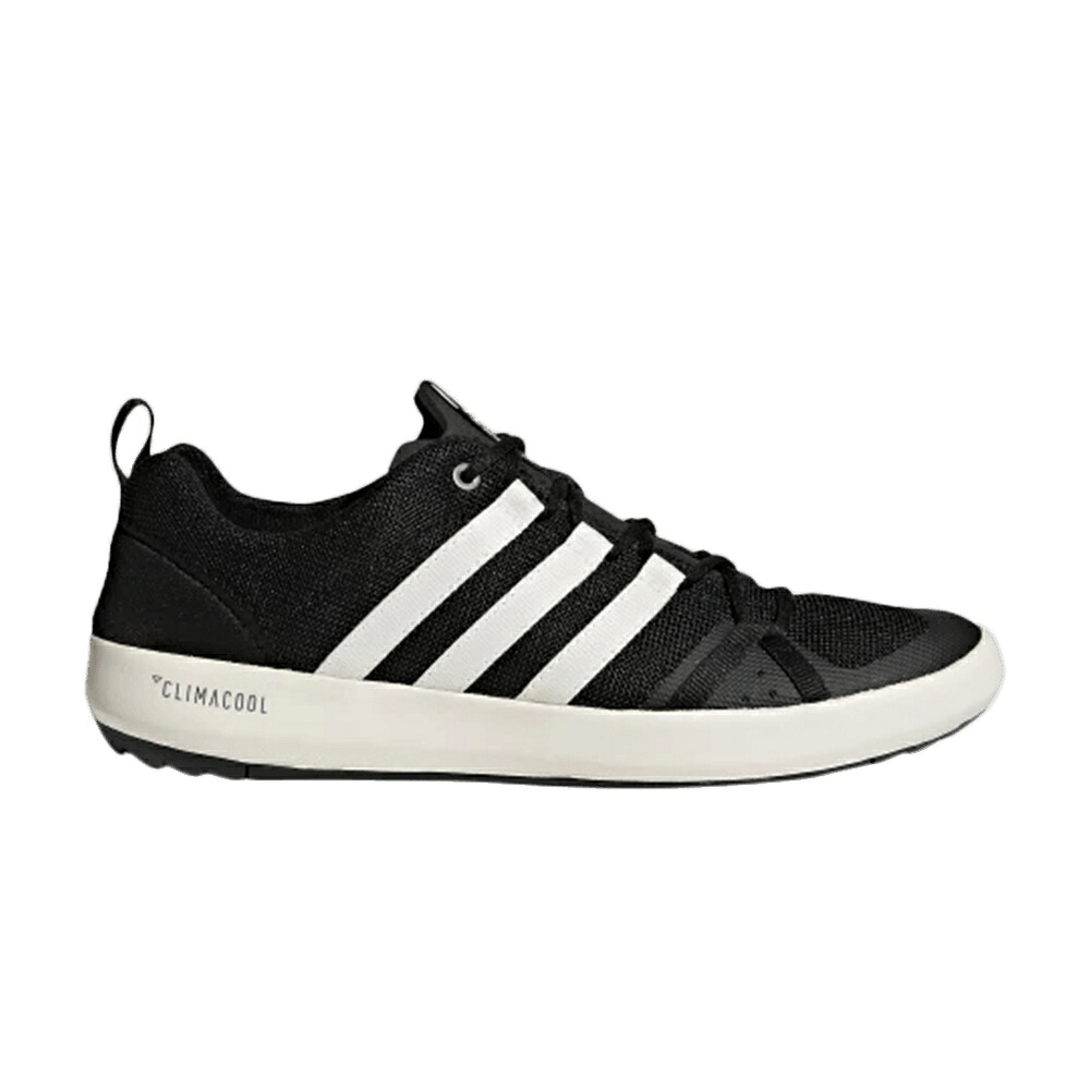 アディダス クライマクール コア 黒色 ブラック 白色 ホワイト スニーカー メンズ ADIDAS TERREX CLIMACOOL BOAT / CORE BLACK CHALK WHITE CORE