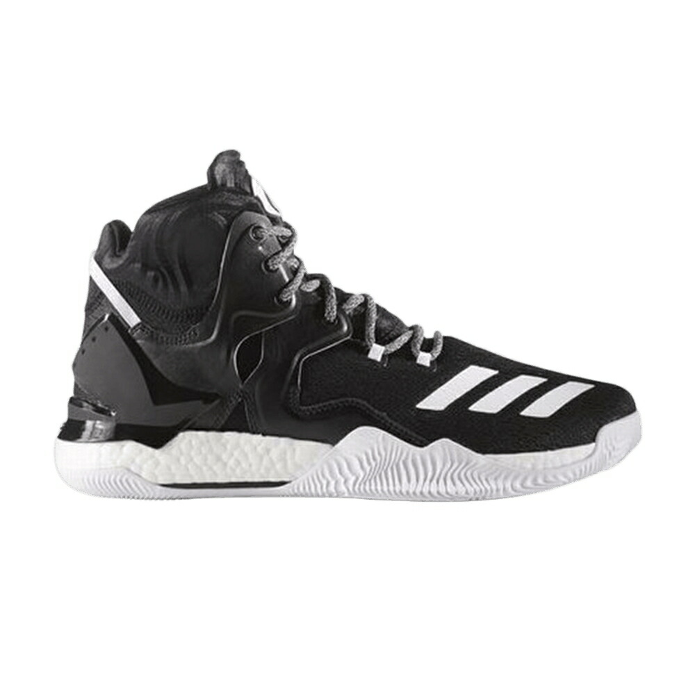 アディダス サクラ色 黒いこと 黒いこと 白いこと 白いこと \u0027BLACK WHITE\u0027 スニーカー メンズ ADIDAS D ROSE 7 / BLACK WHITE