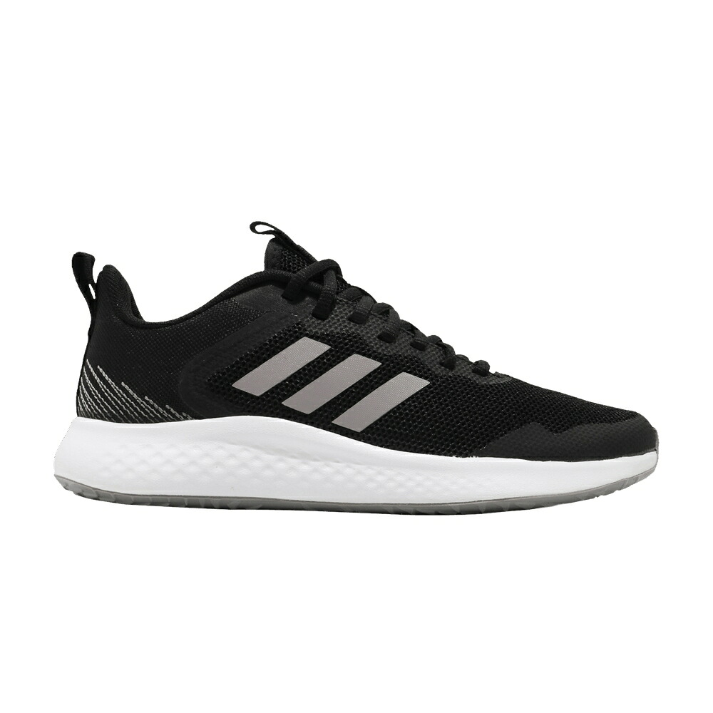 アディダス コア 黒色 ブラック 灰色 グレー 'BLACK' スニーカー レディース ADIDAS WMNS FLUIDSTREET / CORE BLACK DOVE GREY GREY SIX｜スニケス