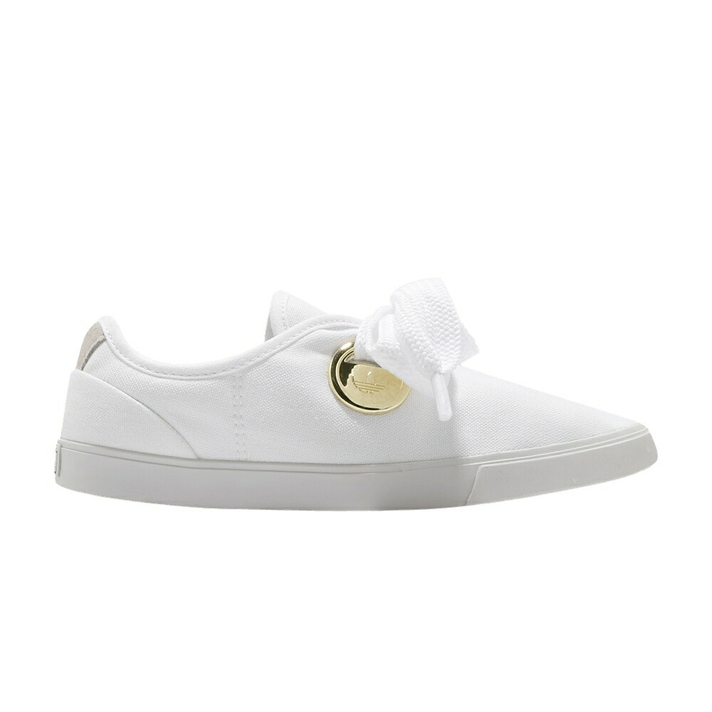 アディダス ゴールド 白色 ホワイト WHITE METALLIC スニーカー レディース ADIDAS WMNS SLEEK LOW GOLD / CLOUD WHITE GOLD METALLIC