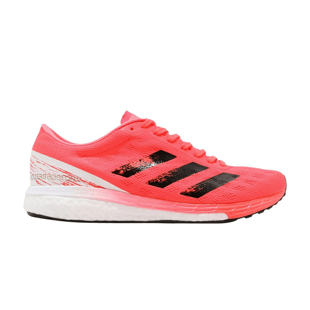 アディダス アディゼロ ボストン ピンク コア 黒色 ブラック 銅色 コッパー IGNAL PINK スニーカー レディース ADIDAS WMNS ADIZERO BOSTON 9 / SIGNAL PINK CORE BLACK COPPER