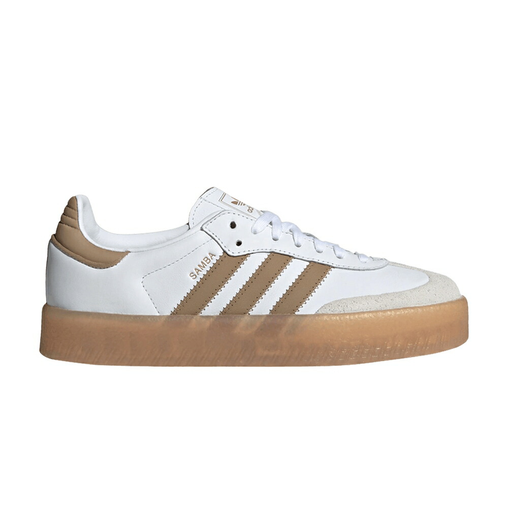 アディダス 白色 ホワイト WHITE GUM スニーカー レディース ADIDAS WMNS SAMBAE CARDBOARD / CLOUD WHITE OFF WHITE CARDBOARD