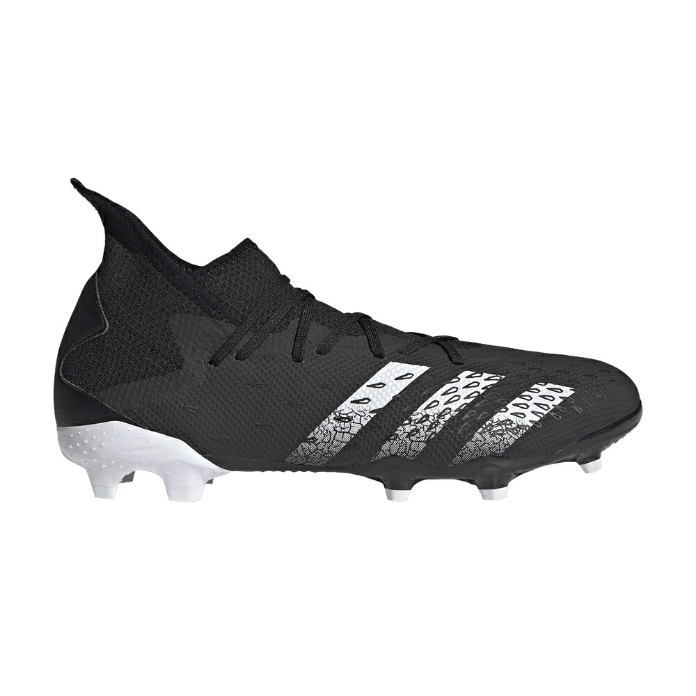 アディダス プレデター 黒色 ブラック コア 白色 ホワイト FREAK.3 'DEMONSCALE WHITE' スニーカー メンズ ADIDAS PREDATOR FG - BLACK / CORE BLACK CLOUD WHITE CORE|スニケス