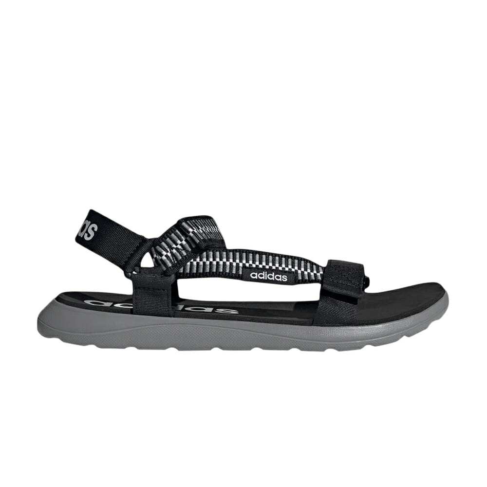 アディダス コア 黒色 ブラック 白色 ホワイト ピュア 'CORE BLACK' スニーカー メンズ ADIDAS COMFORT SANDAL / CORE BLACK FOOTWEAR WHITE PURE|スニケス