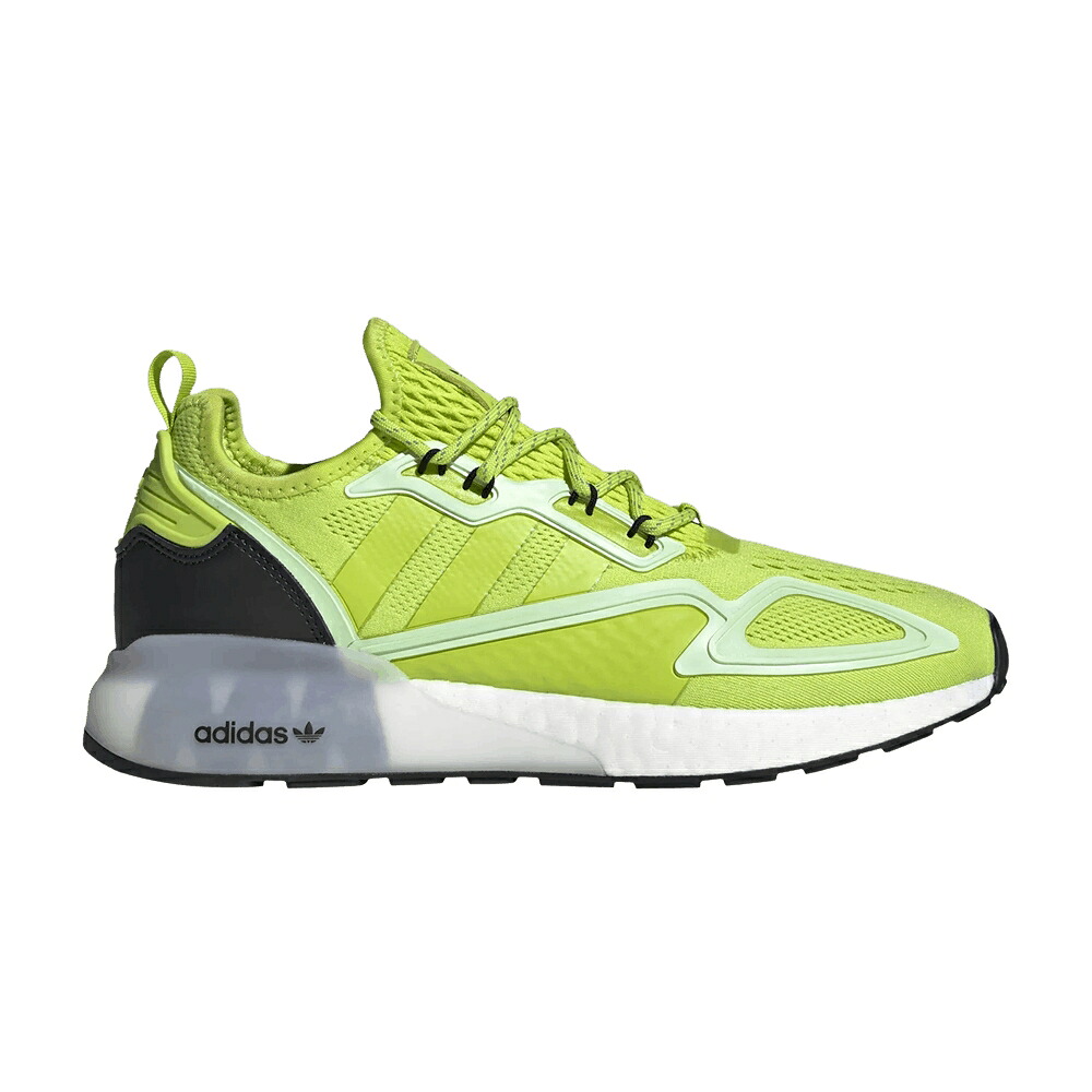 アディダス ブースト \u0027SEMI SLIME\u0027 スニーカー メンズ ADIDAS ZX 2K BOOST SOLAR / SEMI SOLAR SLIME SEMI SOLAR