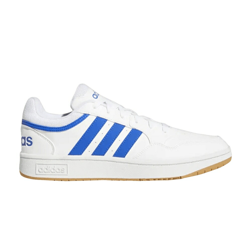 アディダス 白色 ホワイト 青色 ブルー 3.0 WHITE BLUE スニーカー メンズ ADIDAS HOOPS LOW ROYAL / CLOUD WHITE ROYAL BLUE GUM