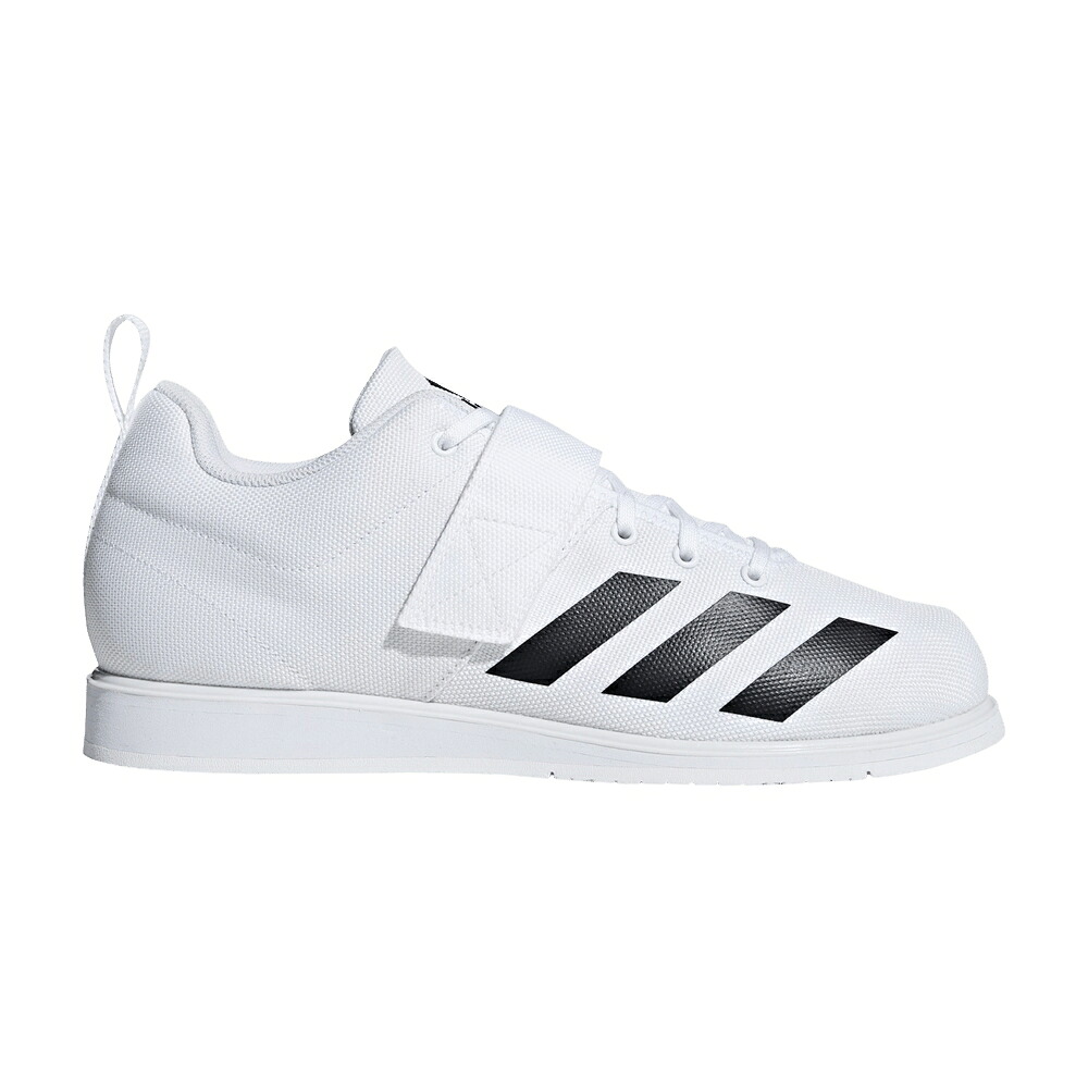 アディダス パワーフィット 白色 ホワイト コア 黒色 ブラック 'WHITE BLACK' スニーカー メンズ ADIDAS POWERLIFT 4 / CLOUD WHITE CORE BLACK CLOUD｜スニケス
