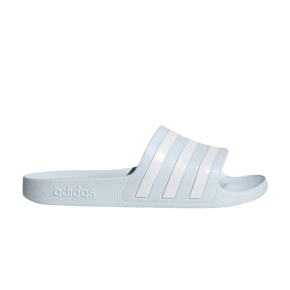 アディダス アディレッタ アクア サンダル 青色 ブルー 白色 ホワイト 'HALO BLUE' スニーカー レディース ADIDAS WMNS ADILETTE AQUA SLIDE / HALO BLUE CLOUD WHITE HALO BLUE｜スニケス