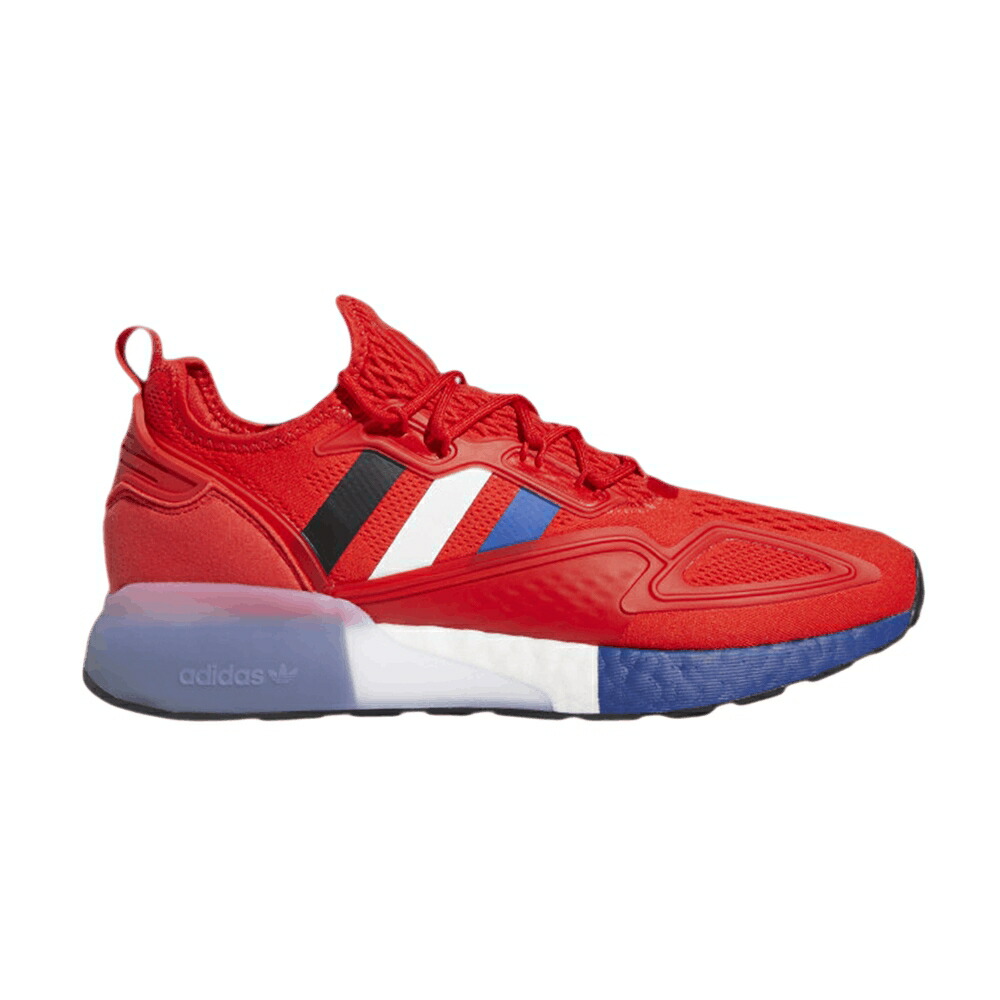 アディダス ブースト 赤 レッド 白色 ホワイト PARIS スニーカー メンズ ADIDAS ZX 2K BOOST / RED CLOUD WHITE COLLEGIATE ROYAL