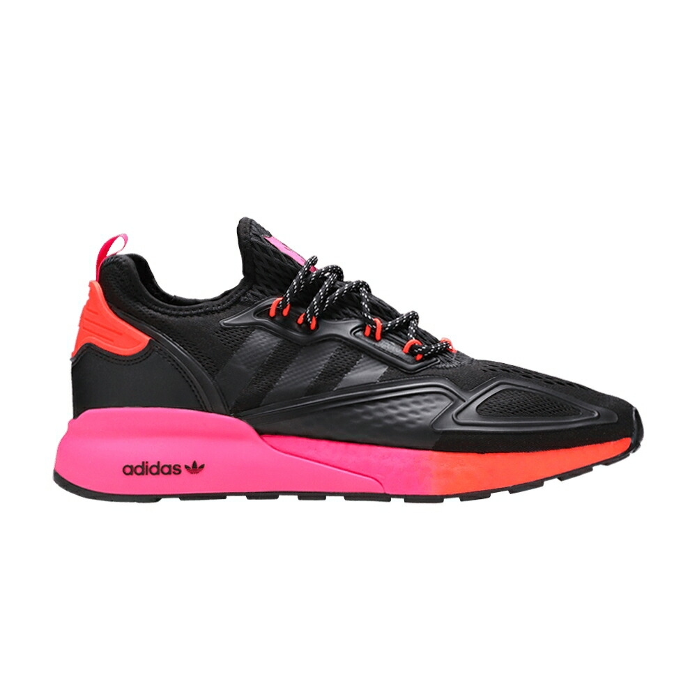 アディダス ブースト コア 黒色 ブラック 赤 レッド BLACK RED スニーカー メンズ ADIDAS ZX 2K BOOST SOLAR / CORE BLACK CORE BLACK SOLAR RED