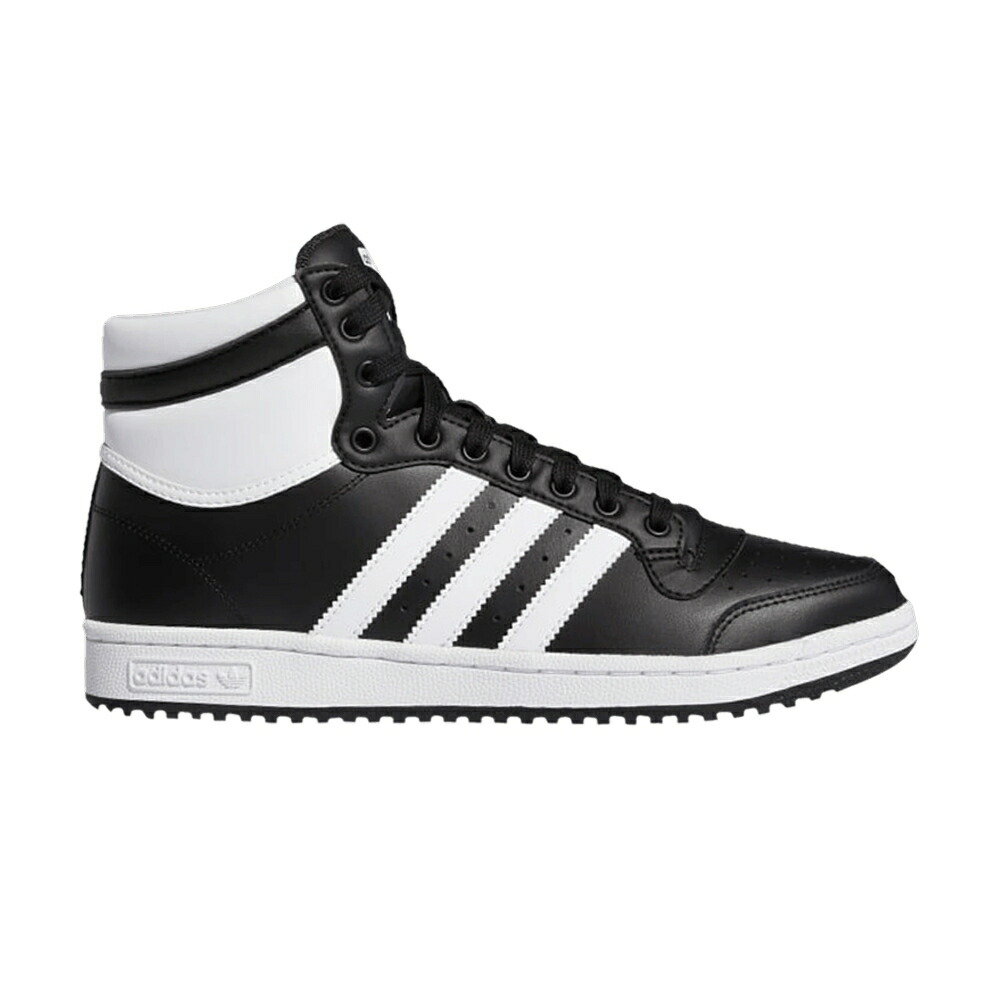 アディダス コア 黒色 ブラック 白色 ホワイト トップテン 'BLACK WHITE' スニーカー メンズ ADIDAS TOP TEN / CORE BLACK CLOUD WHITE CHALK