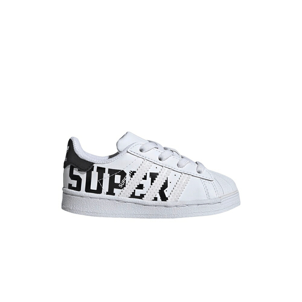 アディダス スーパースター コア 黒色 ブラック 白色 ホワイト XXL WHITE スニーカー メンズ ADIDAS SUPERSTAR INFANT PRINT - CLOUD / CORE BLACK CLOUD WHITE CORE