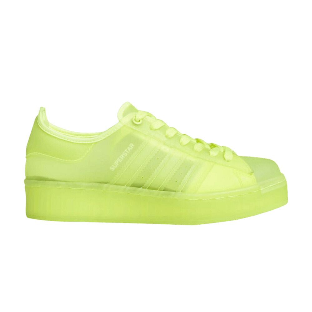 アディダス スーパースター 黄色 イエロー 'SOLAR YELLOW' スニーカー レディース ADIDAS WMNS SUPERSTAR JELLY / SOLAR YELLOW SOLAR YELLOW CLOUD｜スニケス