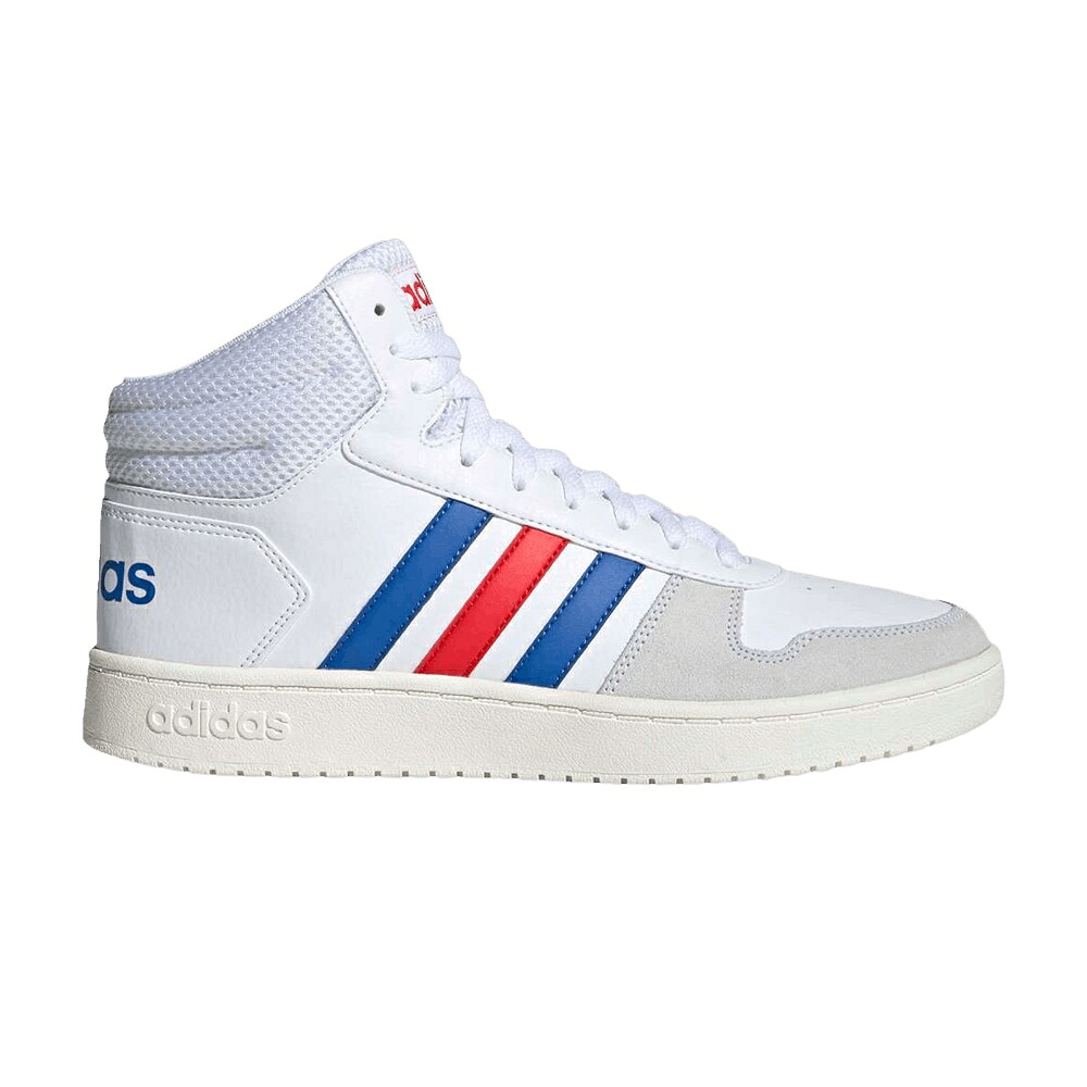 アディダス ミッド 青み 青色 白いこと 白いこと 力強さ 2.0 \u0027WHITE RED\u0027 スニーカー メンズ ADIDAS HOOPS MID BLUE / FOOTWEAR WHITE POWER BLUE ACTIVE