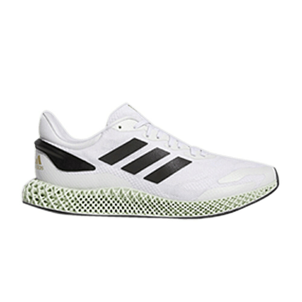 アディダス 白色 ホワイト コア 黒色 ブラック ゴールド 1.0 FOOTWEAR WHITE スニーカー メンズ ADIDAS 4D RUNNER / FOOTWEAR WHITE CORE BLACK GOLD