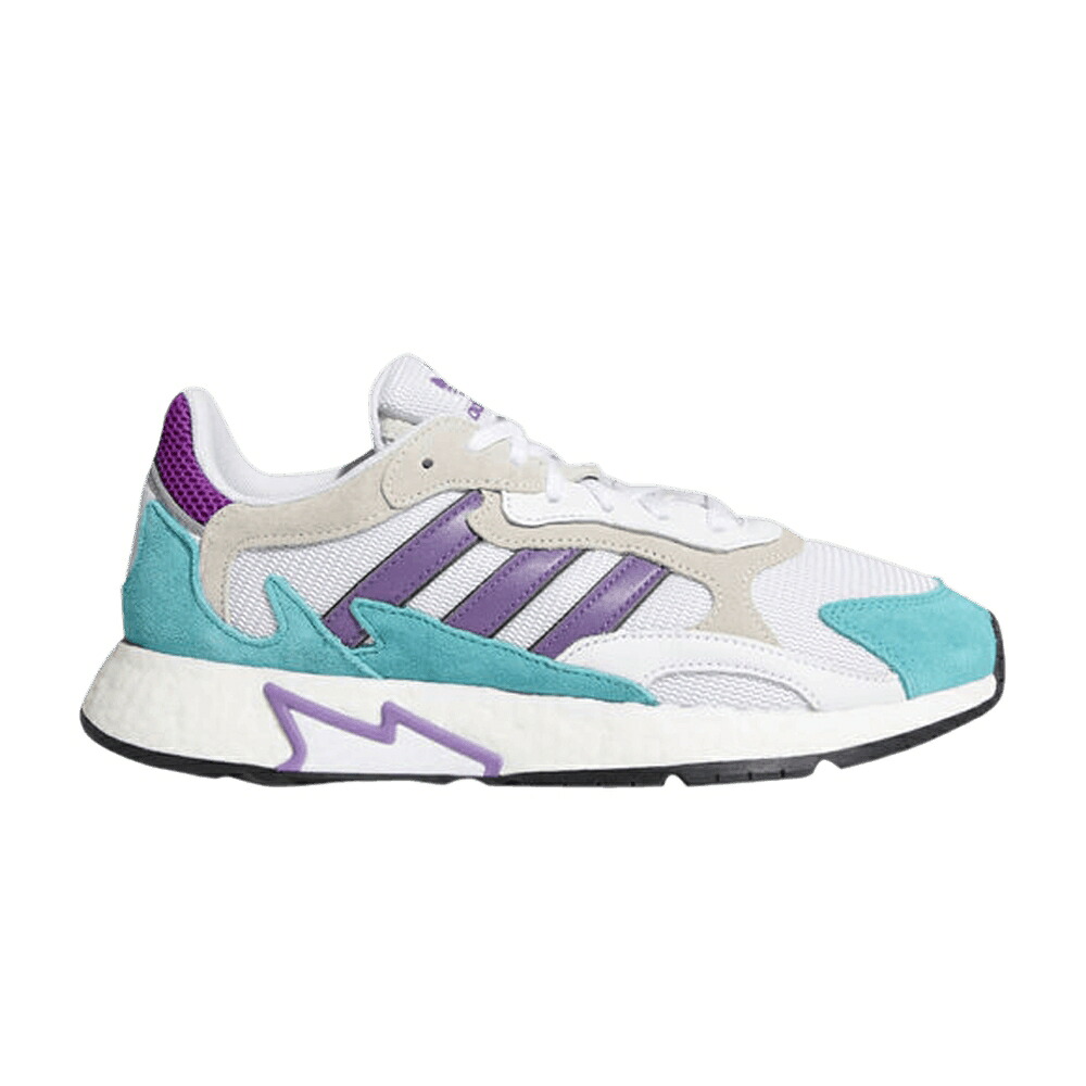 アディダス ラン 紫 パープル 白色 ホワイト 'WHITE AQUA' スニーカー メンズ ADIDAS TRESC RUN PURPLE / CLOUD WHITE ACTIVE PURPLE HI RES