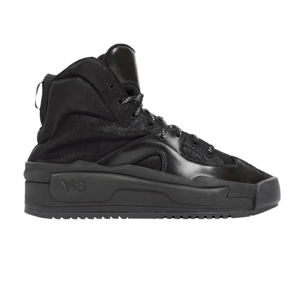 アディダス 黒色 ブラック 'TRIPLE BLACK' スニーカー レディース ADIDAS Y-3 WMNS HOKORI / BLACK BLACK BLACK|スニケス