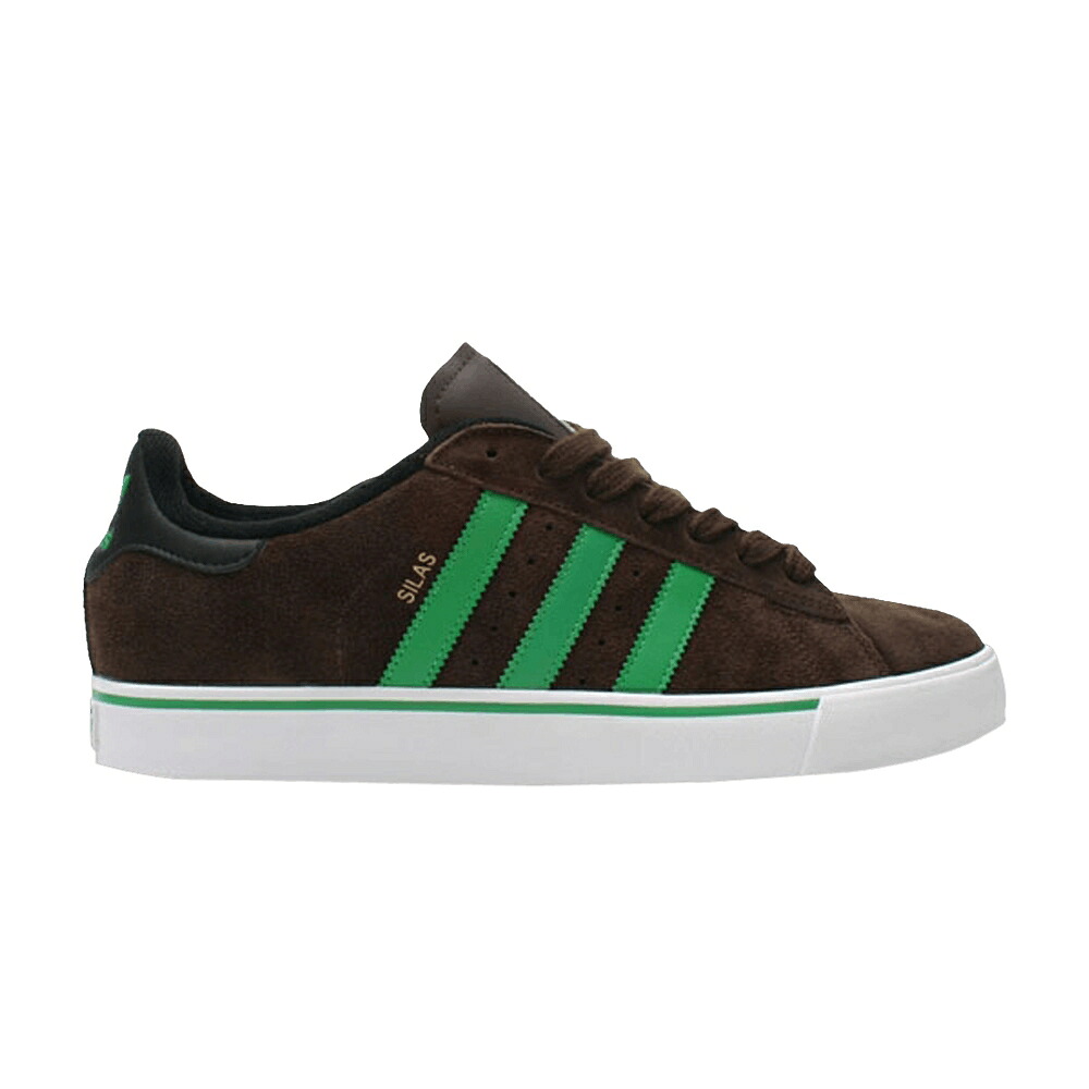 アディダス 校庭 緑 緑であること 黒いこと 黒いこと \u0027ESPRESSO GREEN\u0027 スニーカー メンズ ADIDAS SILAS BAXTER-NEAL X CAMPUS VULC SIGNAL / ESPRESSO SIGNAL GREEN BLACK