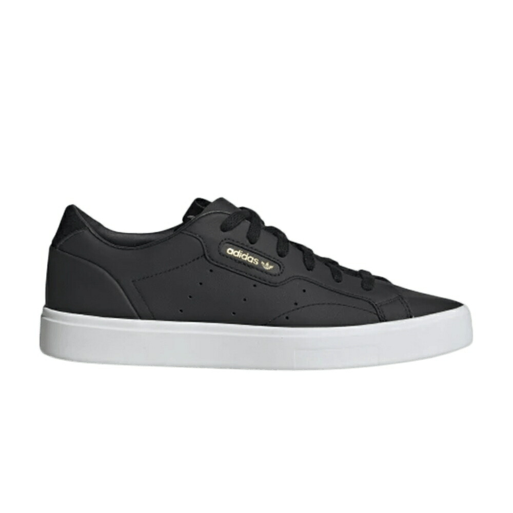 アディダス コア 黒色 ブラック CORE BLACK スニーカー レディース ADIDAS WMNS SLEEK / CORE BLACK CORE BLACK CRYSTAL