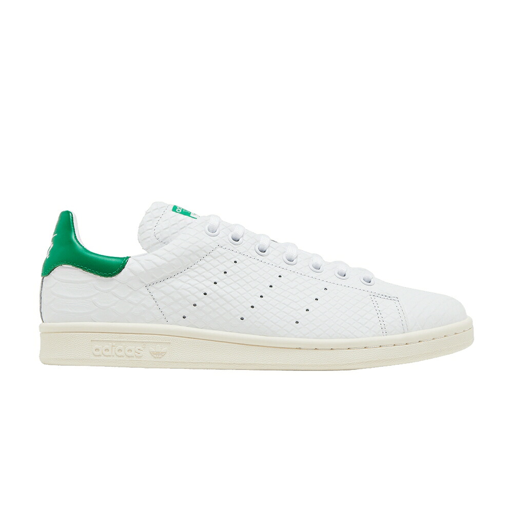 アディダス 白色 ホワイト スタンスミス 'ITALIAN CROCODILE' スニーカー メンズ ADIDAS STAN SMITH RECON / FOOTWEAR WHITE CRYSTAL WHITE OFF
