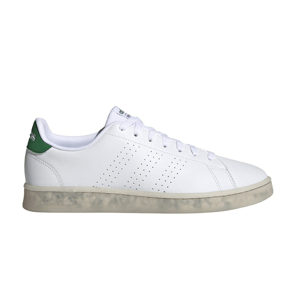 アディダス 白いこと 白いこと 緑 緑であること \u0027WHITE GREEN\u0027 スニーカー メンズ ADIDAS ADVANTAGE ECO / CLOUD WHITE CLOUD WHITE GREEN