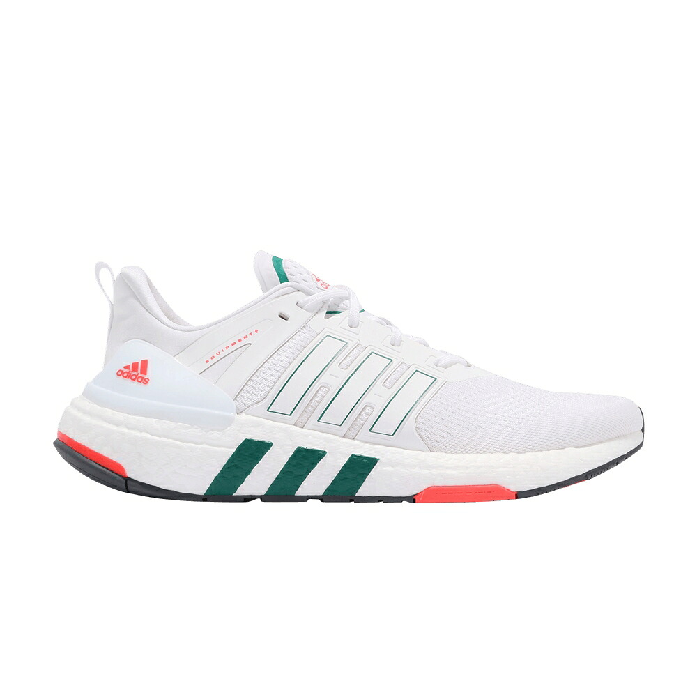 アディダス 白いこと 白いこと 緑 緑であること 赤 赤いこと EQUIPMENT+ \u0027WHITE GREEN\u0027 スニーカー メンズ ADIDAS / CLOUD WHITE GREEN SOLAR RED