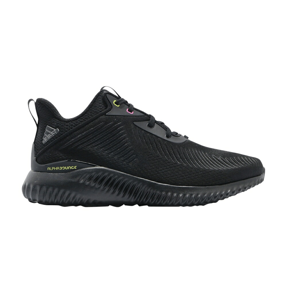 アディダス 中核グループ 黒いこと 黒いこと \u0027BLACK YELLOW\u0027 スニーカー メンズ ADIDAS ALPHABOUNCE EK ACID / CORE BLACK CORE BLACK ACID