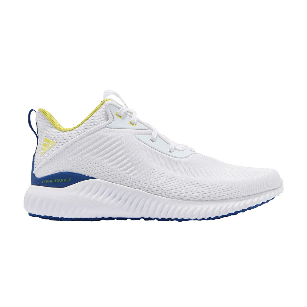 アディダス 白色 ホワイト 青色 ブルー ショック 'WHITE YELLOW' スニーカー メンズ ADIDAS ALPHABOUNCE EK ROYAL / CLOUD WHITE ROYAL BLUE SHOCK|スニケス