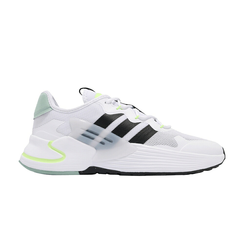 アディダス 黒色 ブラック 白色 ホワイト 緑 グリーン 'WHITE GREEN' スニーカー メンズ ADIDAS ROAMER BLACK / WHITE BLACK GREEN