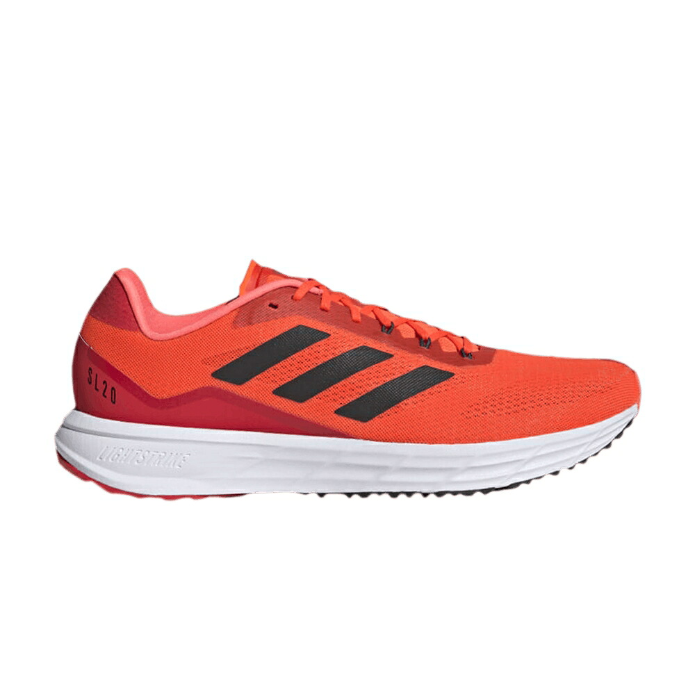 アディダス 赤 レッド コア 黒色 ブラック カーボン SL20.2 'SOLAR RED' スニーカー メンズ ADIDAS / SOLAR RED CORE BLACK CARBON｜スニケス