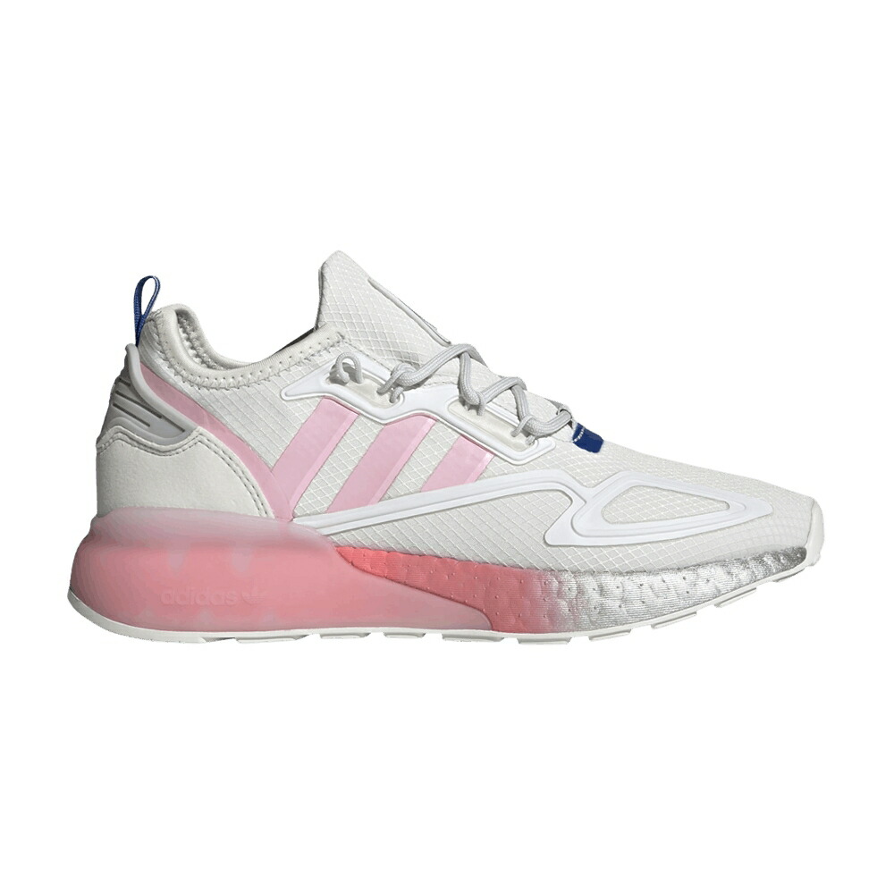 アディダス ブースト 白色 ホワイト ピンク WHITE PINK スニーカー レディース ADIDAS WMNS ZX 2K BOOST TRUE / CRYSTAL WHITE TRUE PINK MATTE