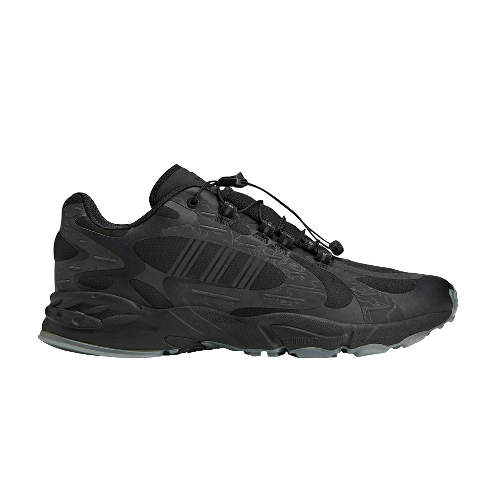 アディダス コア 黒色 ブラック 銀色 シルバー 'GEO CAMO' スニーカー メンズ ADIDAS 100 THIEVES X SAVAGE / CORE BLACK CORE BLACK SILVER|スニケス