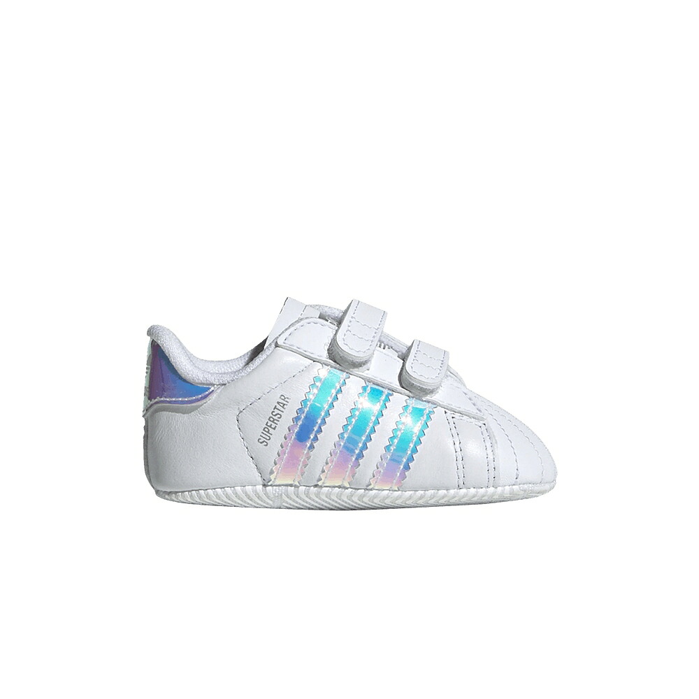 アディダス はやりっ子 白いこと 白いこと 中核グループ \u0027IRIDESCENT\u0027 スニーカー メンズ ADIDAS SUPERSTAR CRIB / CLOUD WHITE CLOUD WHITE CORE