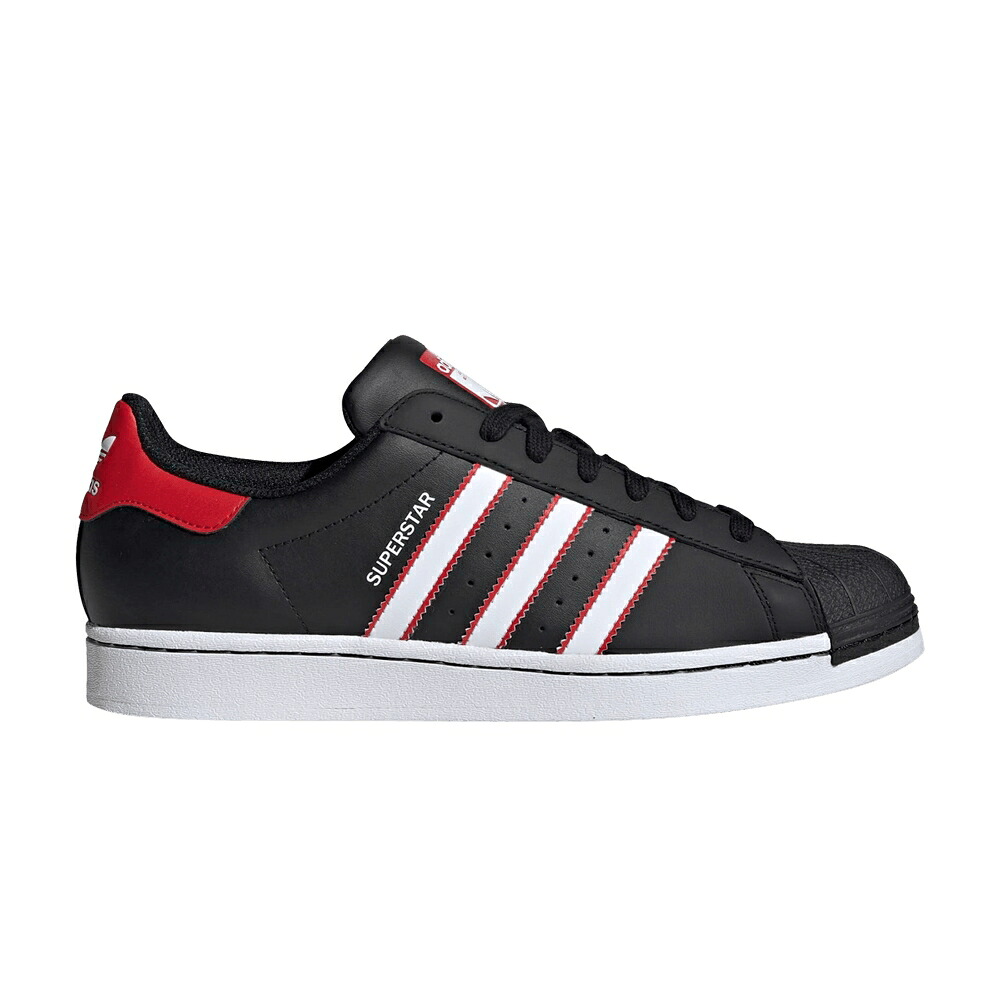 アディダス スーパースター 白色 ホワイト コア 黒色 ブラック 'BLACK SCARLET' スニーカー メンズ ADIDAS SUPERSTAR WHITE / CORE BLACK CLOUD WHITE BETTER