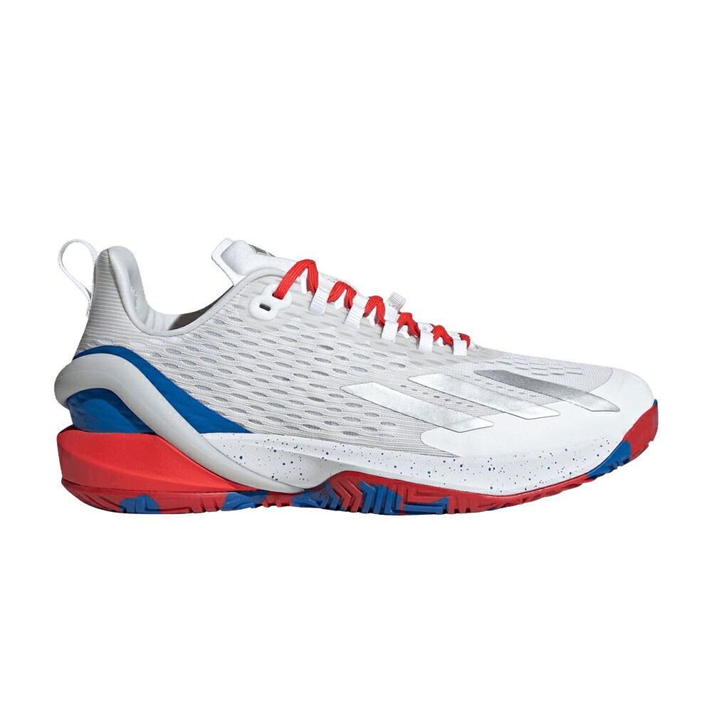 アディダス アディゼロ 青色 ブルー 白色 ホワイト 銀色 シルバー 'WHITE RED' スニーカー メンズ ADIDAS ADIZERO CYBERSONIC BLUE BRIGHT / CLOUD WHITE SILVER METALLIC|スニケス