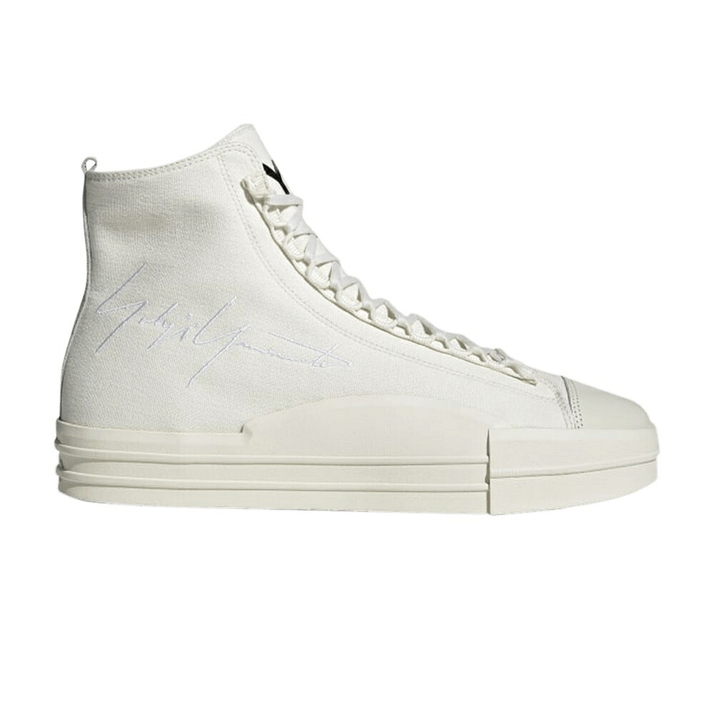 アディダス ミッド 白色 ホワイト 'OFF WHITE' スニーカー メンズ ADIDAS Y-3 YUBEN MID / OFF WHITE OFF WHITE OFF WHITE