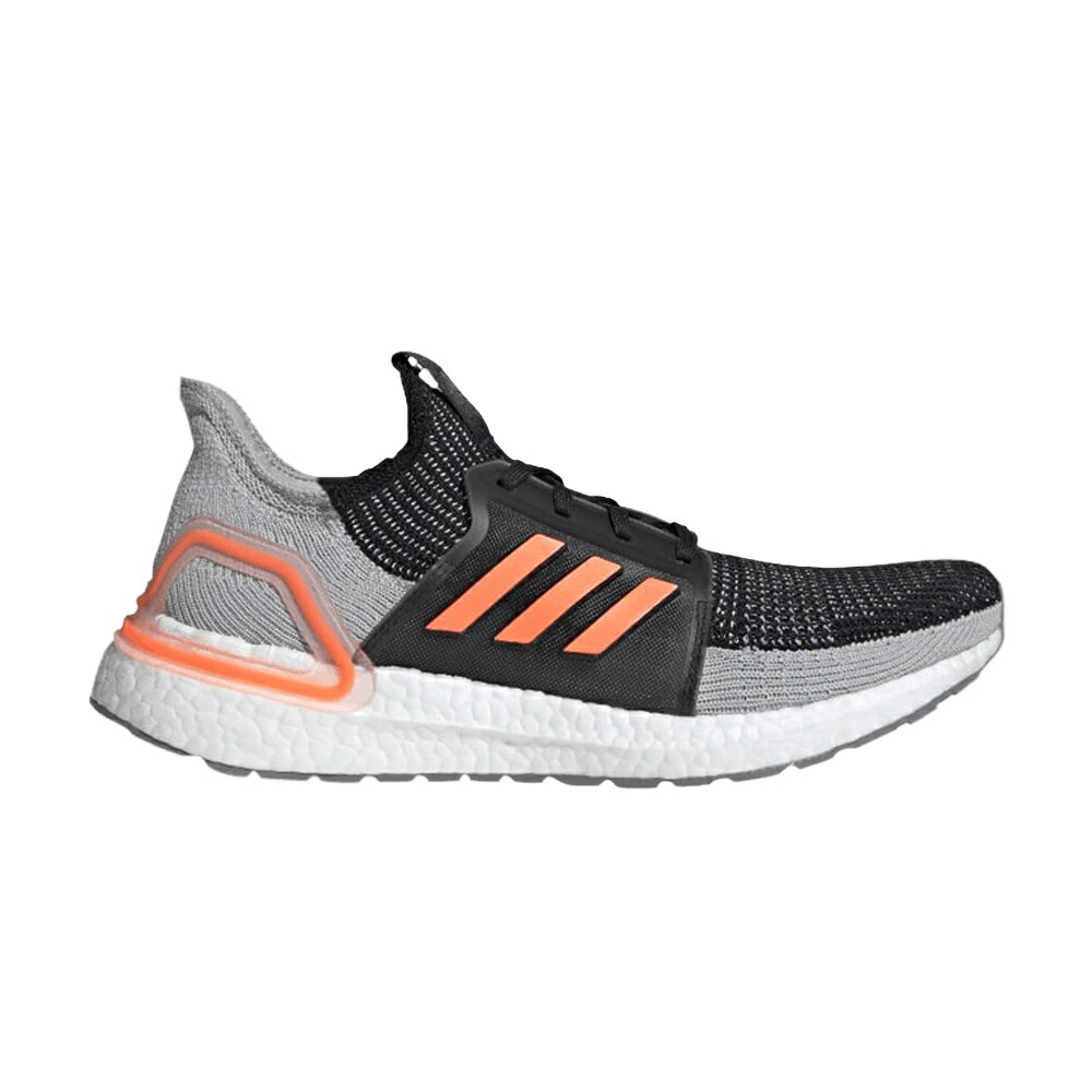 アディダス 黒色 ブラック コア 橙 オレンジ CORE ORANGE スニーカー メンズ ADIDAS ULTRABOOST 19 BLACK SOLAR / CORE BLACK SOLAR ORANGE GLOW