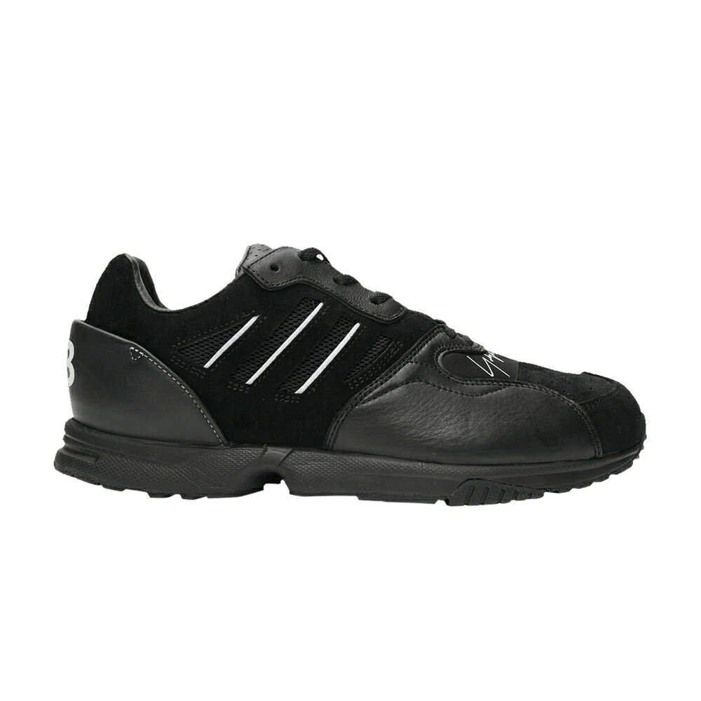 アディダス 幽客 黒いこと 黒いこと 白いこと 白いこと \u0027BLACK\u0027 スニーカー メンズ ADIDAS Y-3 ZX RUN / BLACK BLACK FOOTWEAR WHITE