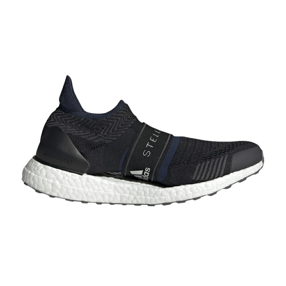アディダス 黒色 ブラック 白色 ホワイト ナイト 藍色 インディゴ ソリッド BLACK WHITE スニーカー レディース ADIDAS STELLA MCCARTNEY X WMNS ULTRABOOST 3D / BLACK WHITE NIGHT INDIGO SOLID