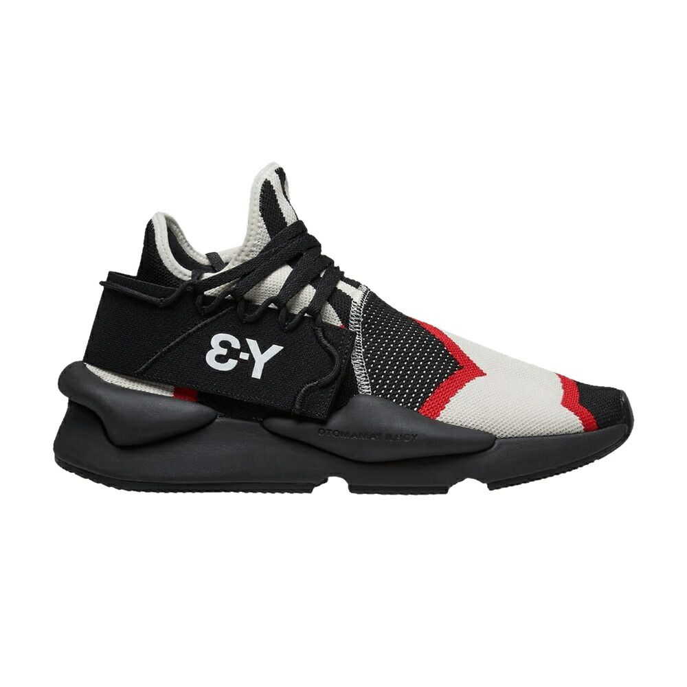 アディダス 白色 ホワイト 黒色 ブラック 赤 レッド 'BLACK RED' スニーカー メンズ ADIDAS Y-3 KAIWA WHITE / BLACK WHITE RED|スニケス