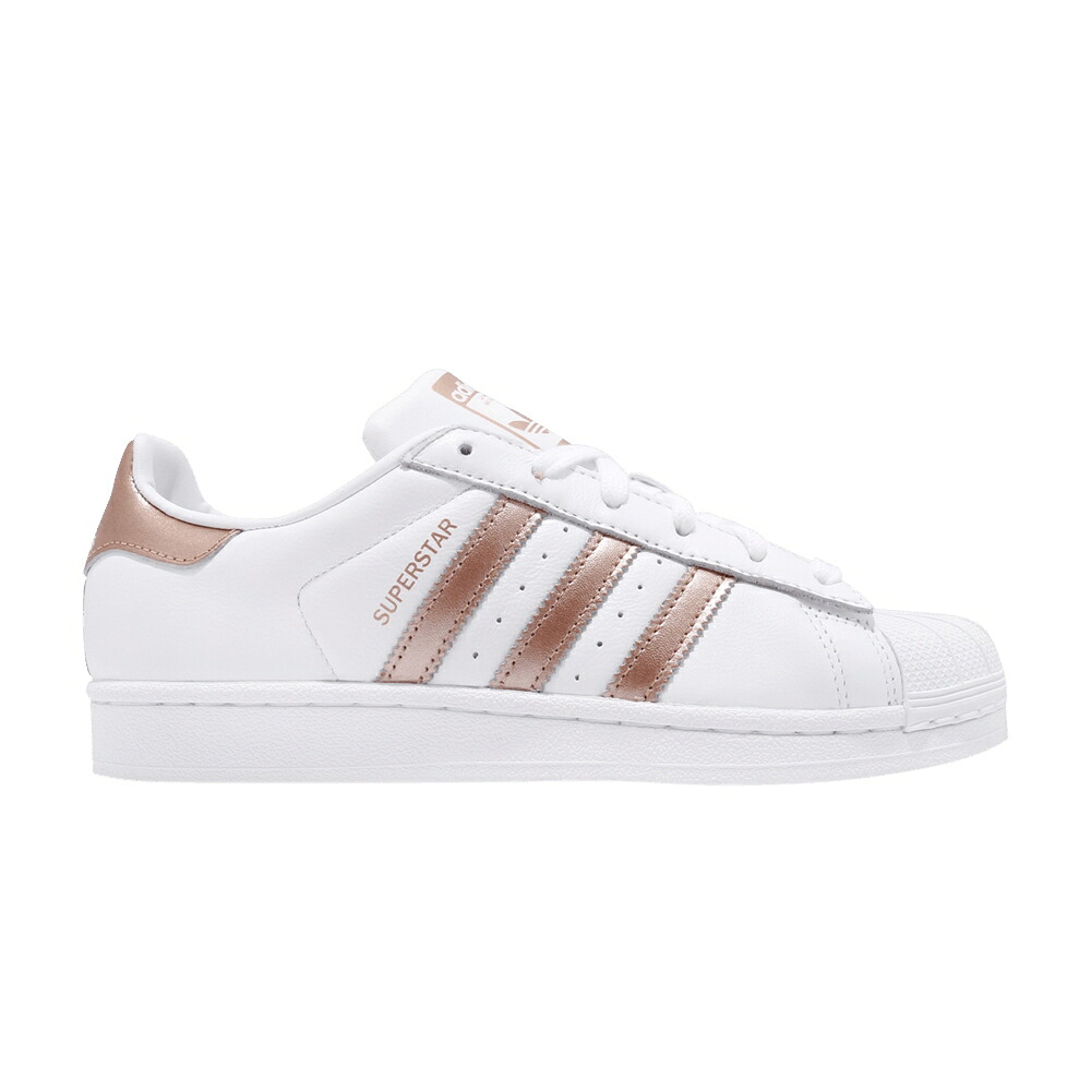 アディダス スーパースター 白色 ホワイト 銅色 コッパー 'COPPER METAL' スニーカー レディース ADIDAS WMNS SUPERSTAR / FOOTWEAR WHITE COPPER METALIC