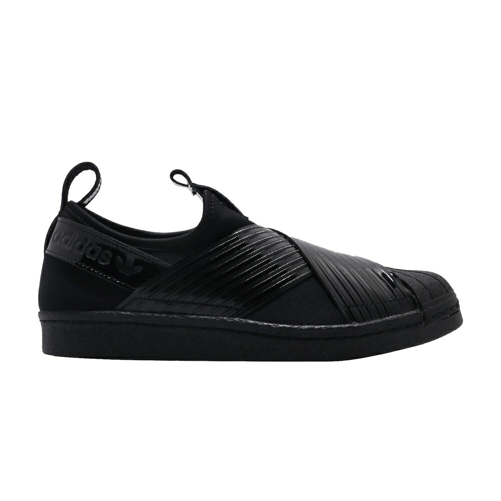 アディダス スーパースター コア 黒色 ブラック スリッポン 'CORE BLACK' スニーカー レディース ADIDAS WMNS SUPERSTAR SLIP ON / CORE BLACK CORE BLACK COLLEGIATE